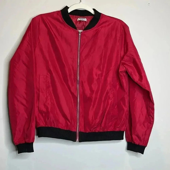 Zeagoo Red Zip Jacket  - Picture 2 of 8